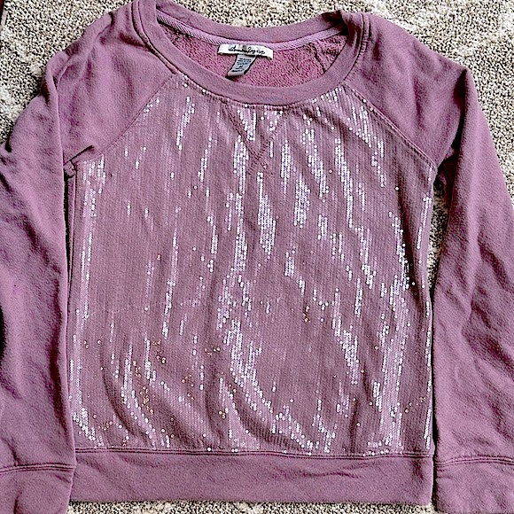 M American Rag top, sequins sequined front shirt - Picture 3 of 6